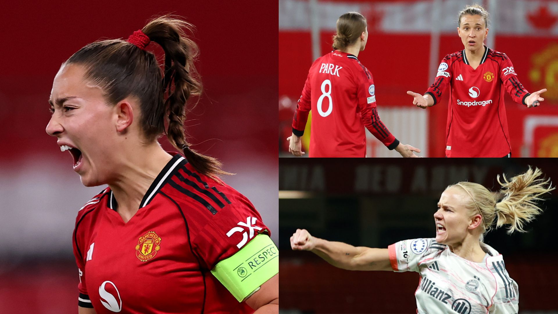 マンチェスター・ユナイテッド女子対バイエルン・ミュンヘンの選手評価